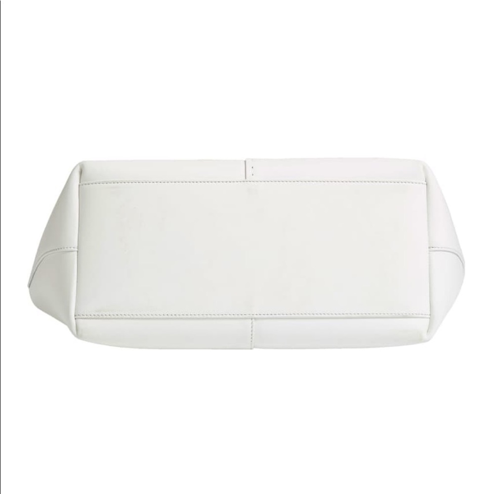 Frame Les Second Medium White Leather Tote - Picture 5 of 14